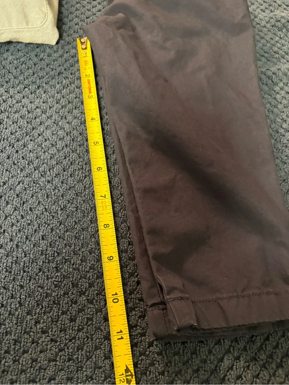 Carter's Dark Blue Elastic Waist kids Pants & Children’s Place Shirt 18-24 MO‎